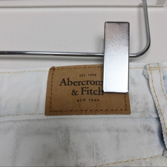 Abercrombie & Fitch Distressed Jean Shorts size 27 - Picture 7 of 8